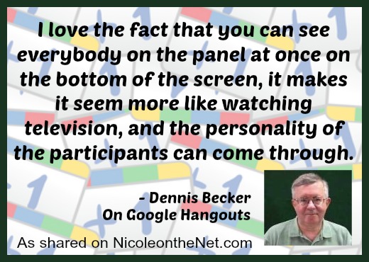 Google Hangouts - Dennis Becker Quote