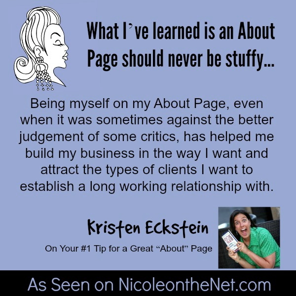 About Page - Kristen Eckstein - 060914